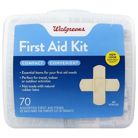 UPC 311917154572 product image for Walgreens First Aid Kit, Compact - 1.0 ea | upcitemdb.com