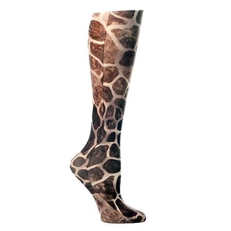 Celeste Stein New Giraffe 8-15 mmhg Compression Sock Brown