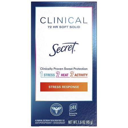 Secret Clinical Strength Soft Solid Antiperspirant Stress Response
