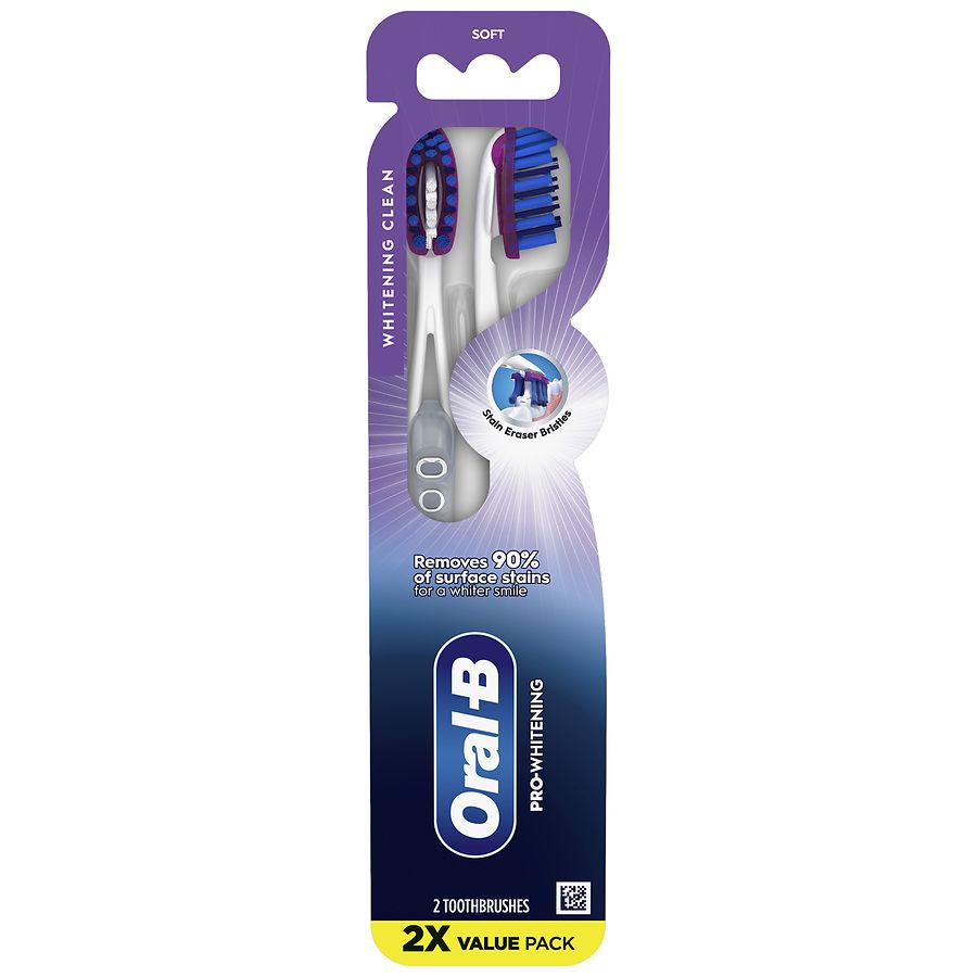 Oral-B Whitening Toothbrushes Soft White