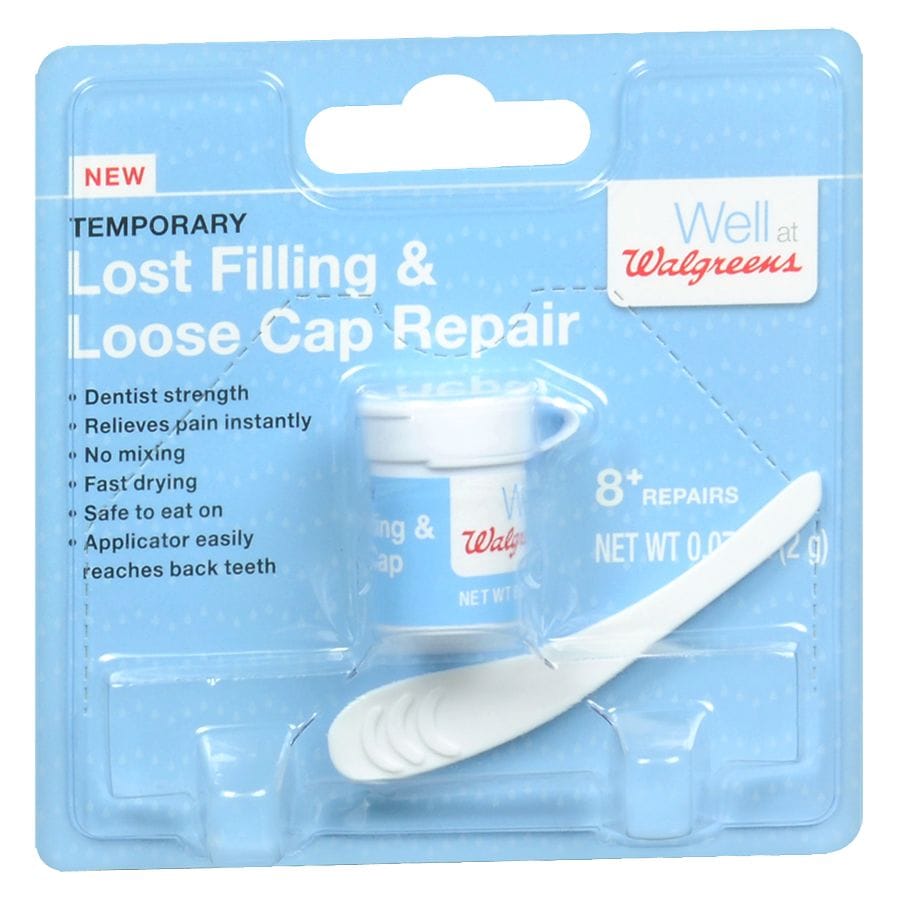  Dentemp Maximum Strength Loose Cap and Lost Filling Repair -  Dental Repair Kit for Instant Pain Relief (Pack of 2) - Temporary Filling  for Tooth - Long Lasting Tooth Filling : Health & Household