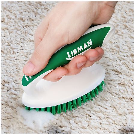 Libman Curved Kitchen Brush, Green