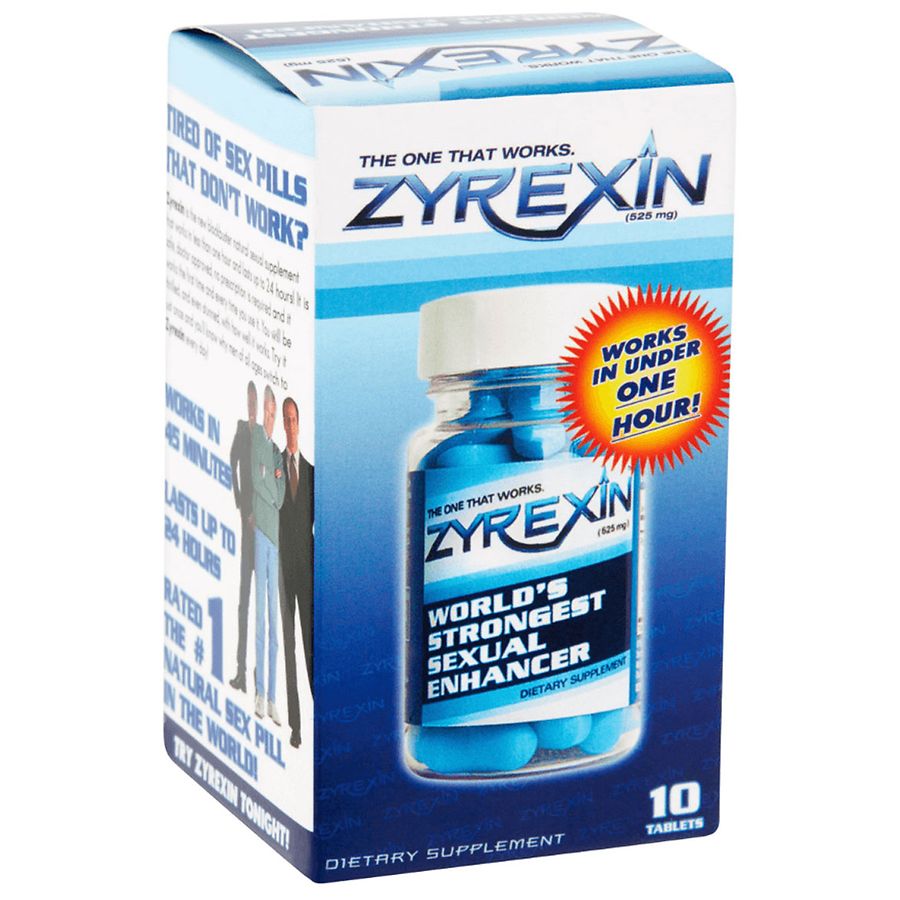 Zyrexin Sexual Enhancer Dietary Supplement Tablets Walgreens