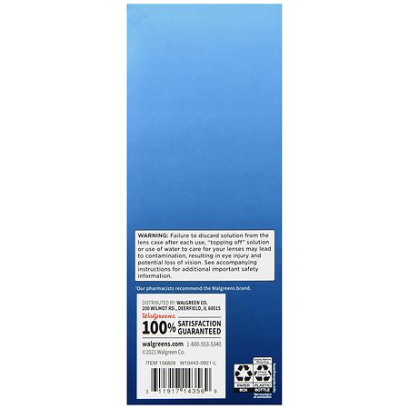 Walgreens Saline Solution