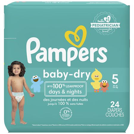 Pampers Baby Dry Diapers Size 5