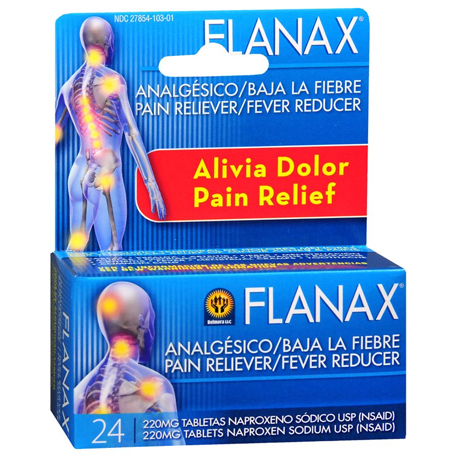 Flanax Pain Reliever Fever Reducer Tablets