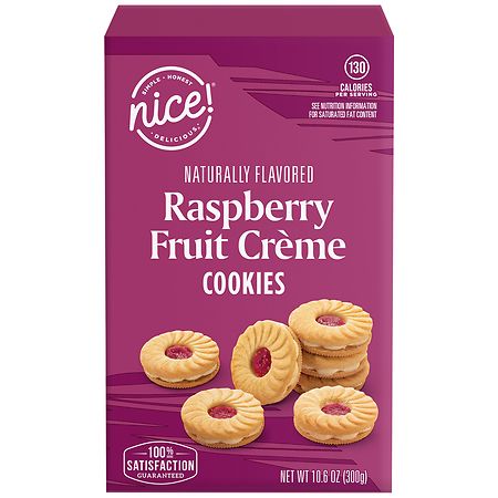 Nice! Cookies Raspberry Fruit Creme