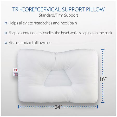 Tricore cervical fashion support pillow