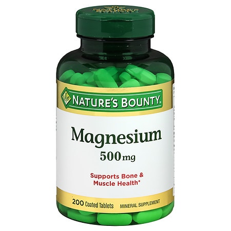 Nature's Bounty Magnesium 500mg Value Size, Tablets