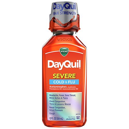 Vicks Dayquil Severe Max Strength Cold, Cough & Flu Medicine