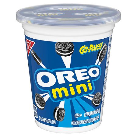 Oreo Mini Go Packs Cookies Chocolate
