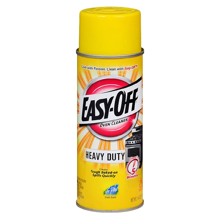 Easy-Off Heavy Duty Oven Cleaner Spray, Regular Scent, 14.5oz, , Removes  Grease