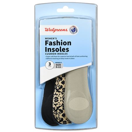Walgreens Fashion Insoles 5-11