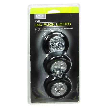 Living Solutions LED puck lights