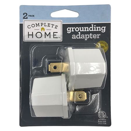 Complete Home Grounding Adapters White
