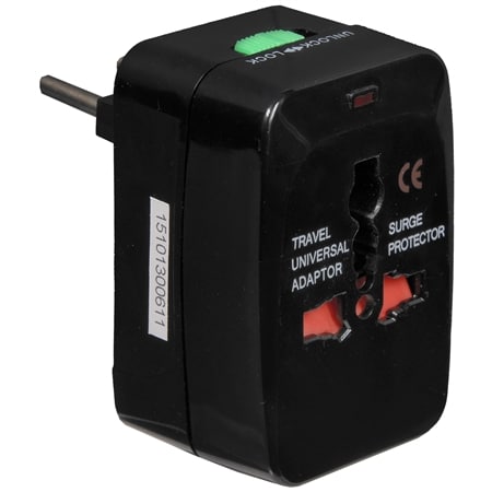 Complete Home Travel Adapter Black