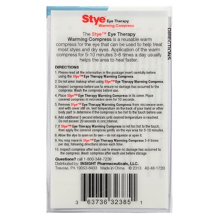 Stye Stye Warming Compress Eye Therapy