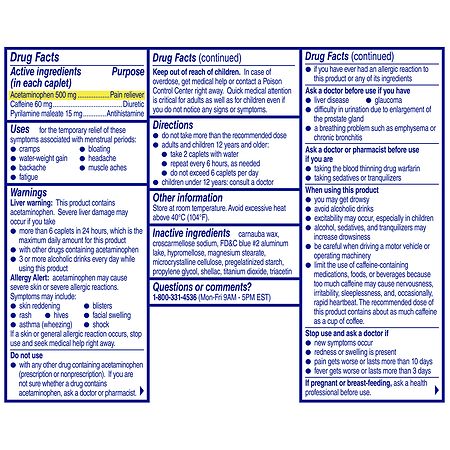 Midol Complete Menstrual Period Symptoms Relief