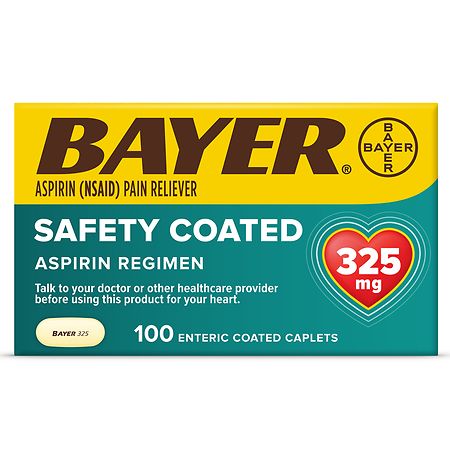 Bayer Aspirin 325 mg Safety Coated Caplets