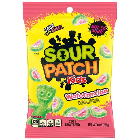 Sour Patch Kids Soft & Chewy Candy Watermelon