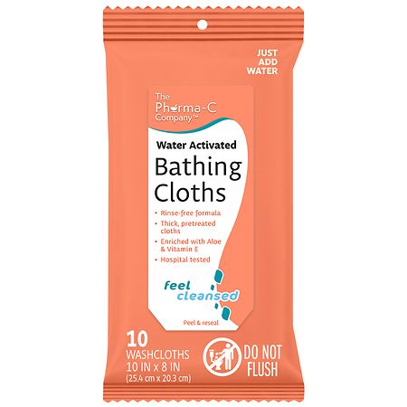 UPC 644098032200 product image for Pharma-C-Wipes Water Activated Bathing Cloths - 10.0 ea | upcitemdb.com