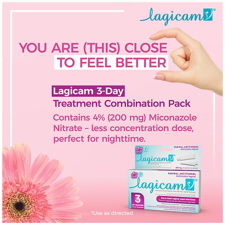 Lagicam 3 Day Vaginal Antifungal Treatment