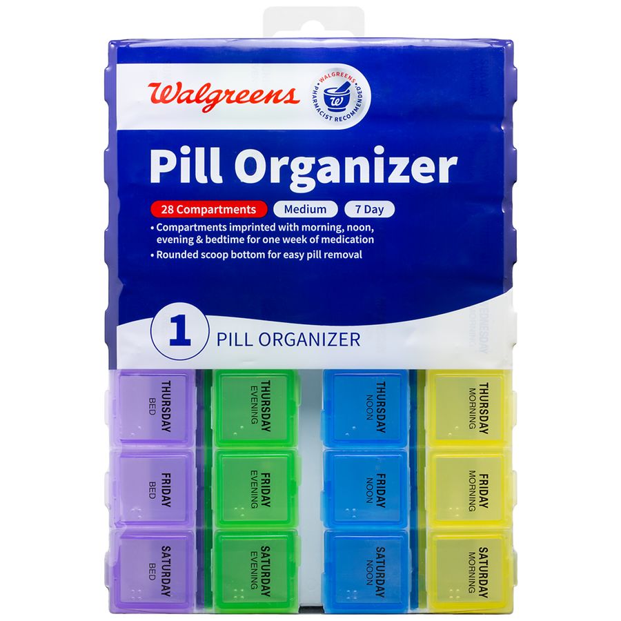 Walgreens Standard 7-Day Pill Organizer