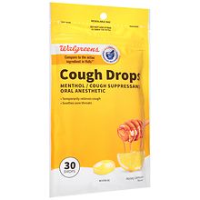 Walgreens Cough Drops Honey Lemon-200 Drops | Walgreens