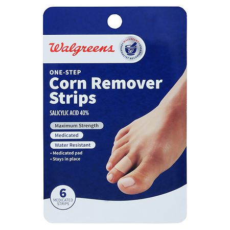 Walgreens Maximum Strength One Step Corn Remover Strips