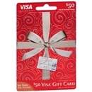 $50 Vanilla Visa Shiny Bow Gift Card