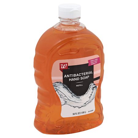 Walgreens Beauty Liquid Antibacterial Hand Soap, Refill Amber