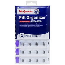 Walgreens 7-Day Pill Organizer with 28 Compartments Large