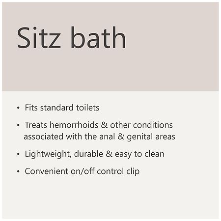 Walgreens Sitz Bath