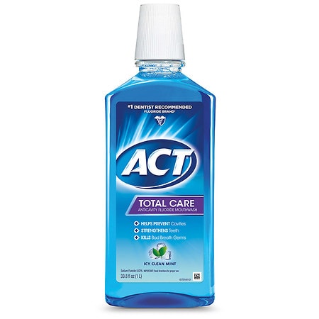 ACT Total Care Mouthwash Icy Clean Mint