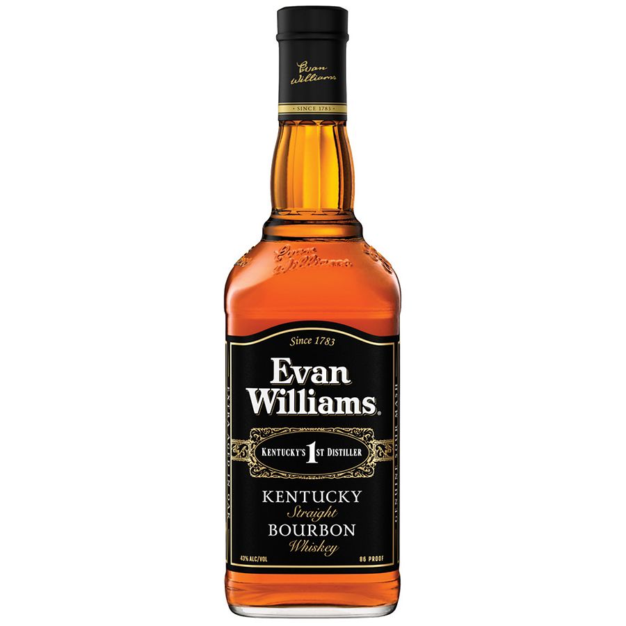 Evan Williams Black Kentucky Straight Bourbon Whiskey, 86 Proof