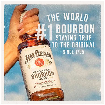 ウイスキー Jim Beam Kentucky Straight Bourbon 4L Jim Beam Kentucky Straight Bourbon Whiskey | Walgreens