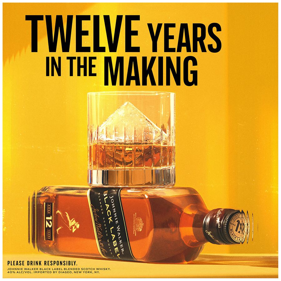 Johnnie Walker Black Label Blended Scotch Whisky | Walgreens