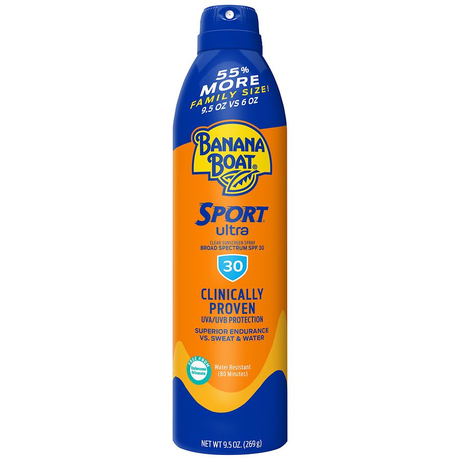 Banana Boat Sport Ultra Clear Sunscreen Spray SPF 30 | Walgreens