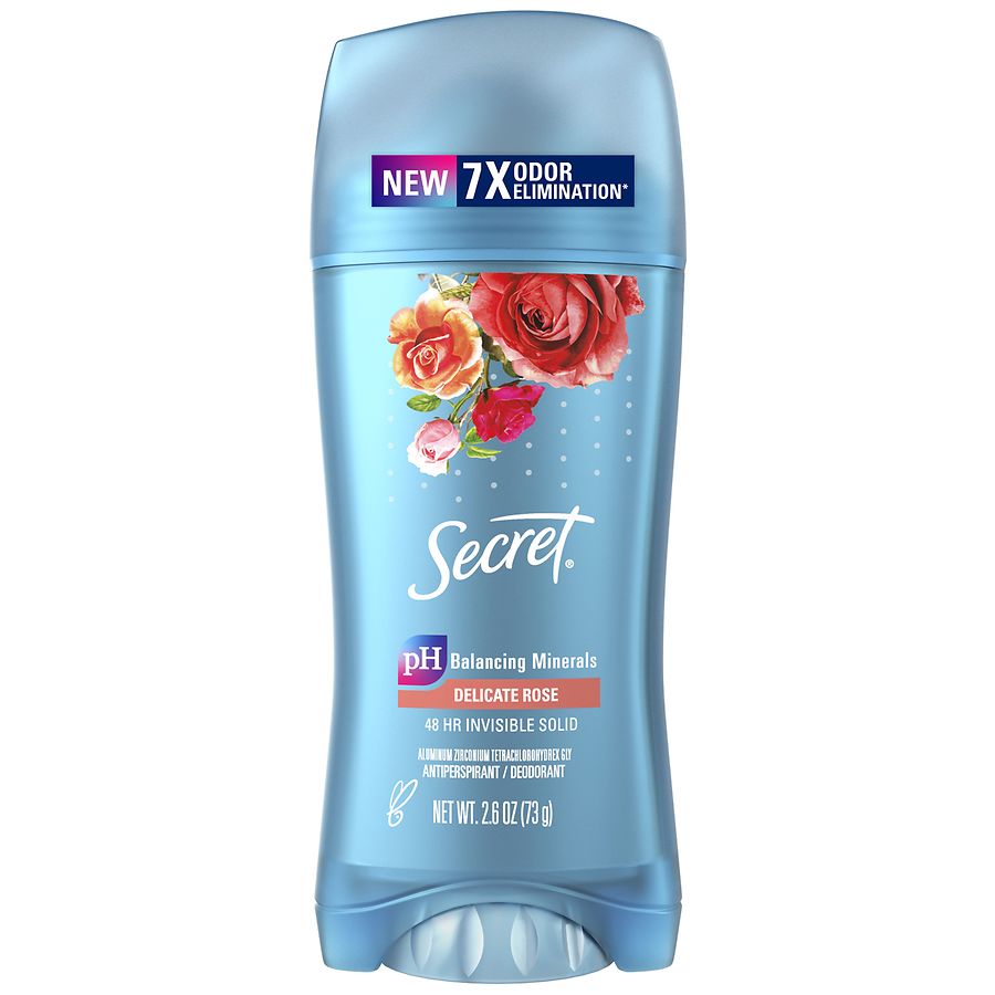 Secret Invisible Solid Antiperspirant and Deodorant Delicate Rose