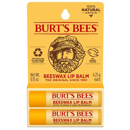 Burt's Bees 100% Natural Origin Moisturizing Lip Balm Original