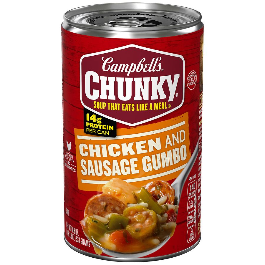 Campbell's Chunky Chicken and Sausage Gumbo