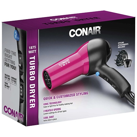 Conair Turbo Styler Ionic Hair Dryer Pink