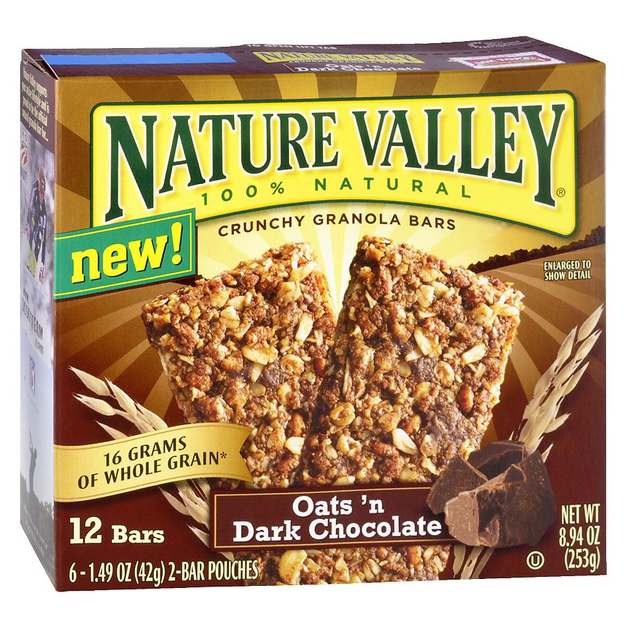 Nature Valley Crunchy Granola Bars Oats 'n Dark Chocolate