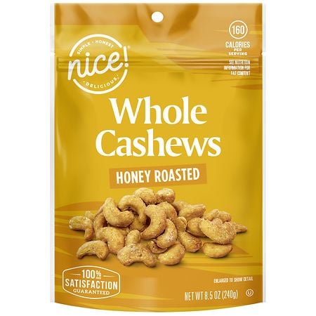 Nice! Whole Cashews Honey Roasted