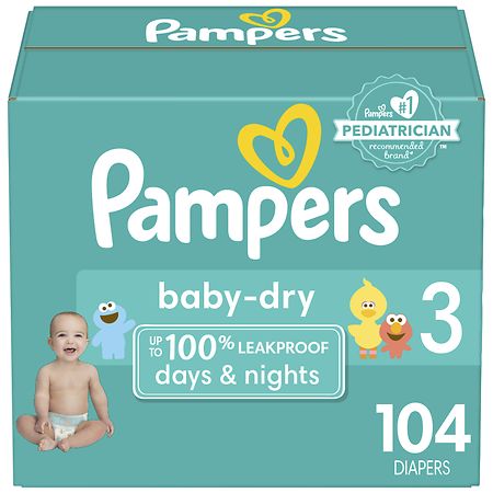 Pampers Baby Dry Extra Protection Diapers Super Pack Size 3