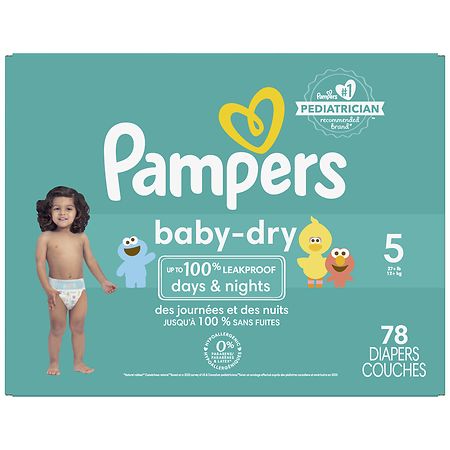 Pampers Baby Dry Extra Protection Diapers Super Pack Size 5
