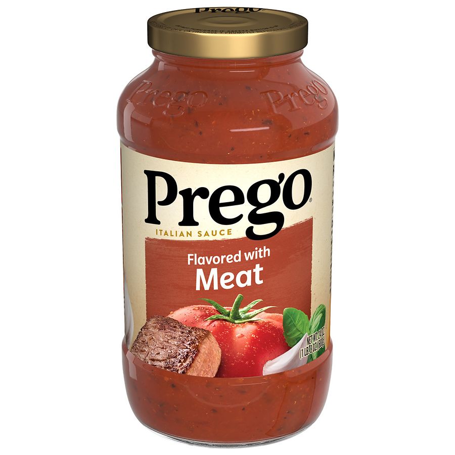 Prego Flavored with Meat Pasta Sauce Flavored with Meat