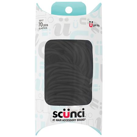 Scunci® No Damage Black Elastic Hair Bands, 18 ct - Kroger