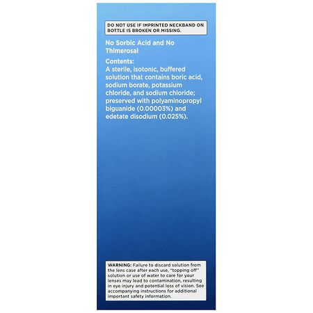 Walgreens Saline Solution