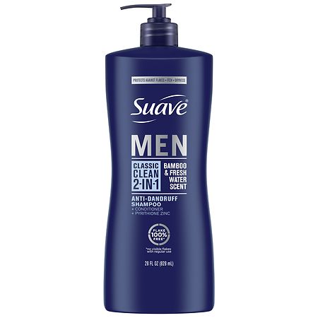 Suave Men 2 in 1 Anti-Dandruff Shampoo & Conditioner Classic Clean